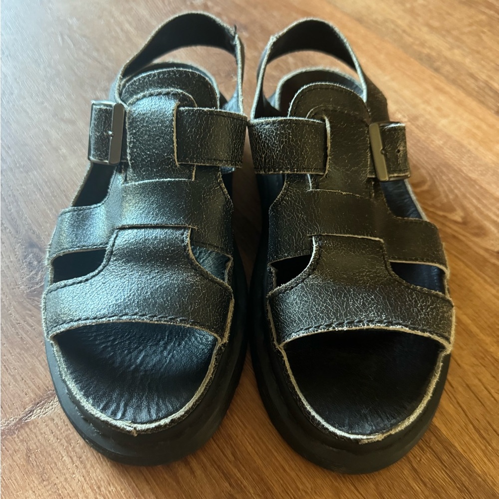 Super cute rare Dr Marten Asha leather sandals UK 3 US 5